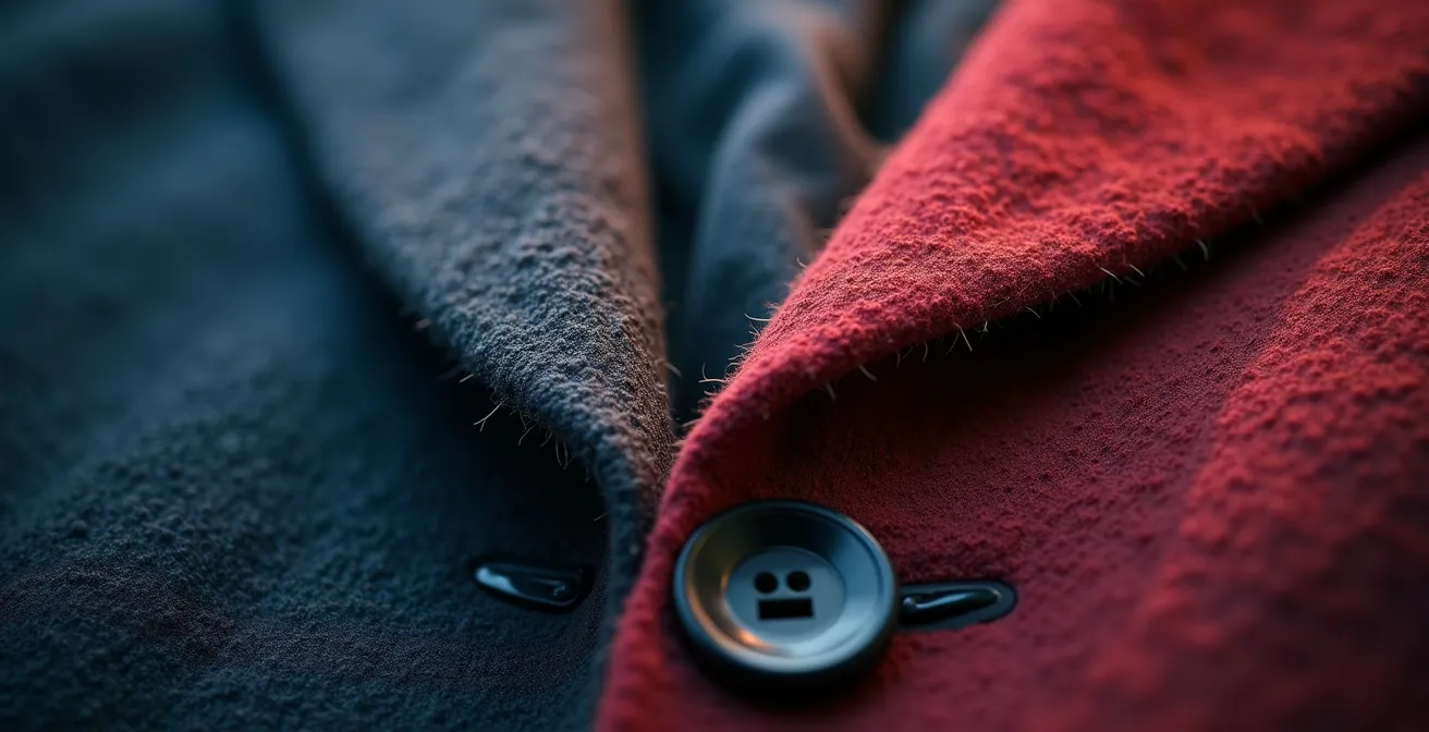 Elegante Kombination aus mattem Wollblazer und dezentem Paillettentop im Büro