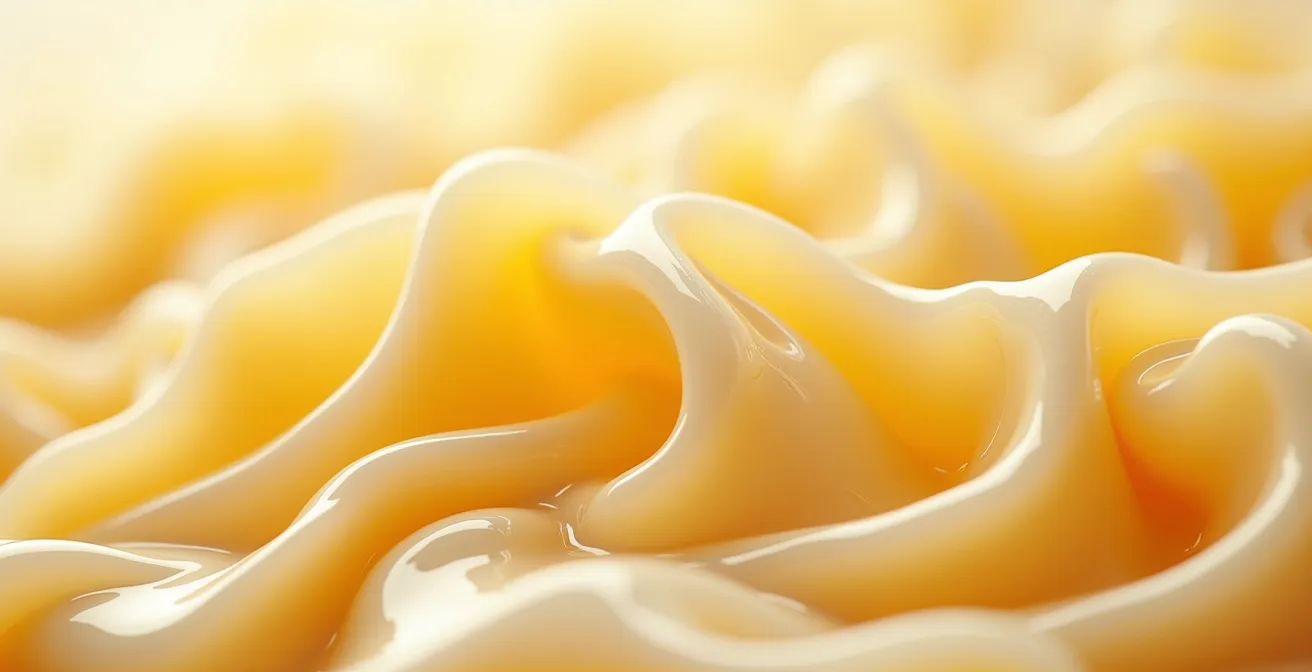 Makroaufnahme von natürlichen Shampoo-Texturen ohne schädliche Silikone