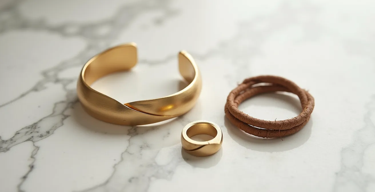 Elegante, geräuschlose Schmuckalternativen für professionelle Präsentationen